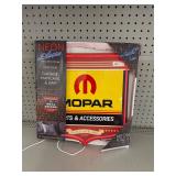 Neon Plaque Mopar 16' ,works