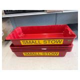 5- heavy Duty Stacking Trays 20'x42.5' x8'