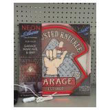 Neon Plaque Busted Knuckle 16' works