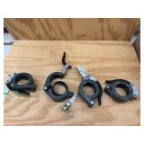 4 - 2' Snap Clamps with Gaskets