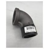 Anvil Metal Pipe 90 Str Elbow 1-1/2' Black