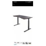 MOTIONWISE Electric Sit-Stand Desk: Walnut