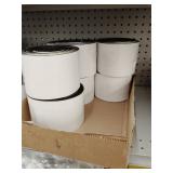 6 rolls of adhesive back rubber rolls 4' wide