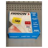 ARROW  T50 Staples 1/2' 5000count