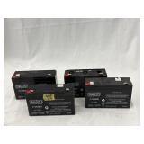 4- Dual Lite 6V 12AH Batteries 2'x3.75'x 6'