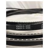 (9) Kohler Generator Belts 343623