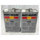 2- Rust-Oleum 160 Thinner 1-gal cans