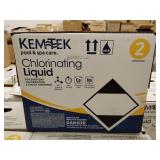 2 Gal. Jugs of Kemtek chlorinating liquid