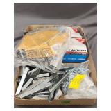 Flat of Staples Including Bostitch&Hex Head Screws