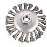 (3) Weiler Wire Bevel Brush 4.5'Dx 3/8'W