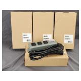 (4) NIB Tripp Lite Outlet Strip 6 ft Cord Lg