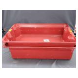 2 Large Thick Plastic Totes 25'L×17.5'W×6'H