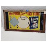 Framed Orginal Silver Dust Paper Ad 28.5'×15'