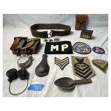 Assortment of Navy and Military Supplies