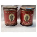 2 - Prince Albert Tabacco Tins 6.25'H