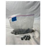 Bag of Round Lead Bullets