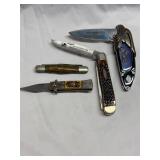 (4) Assorted Knives - Harley-Davidson