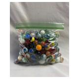 Sandwich Bag of Assorted Marbles
