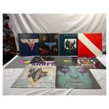 (10) Assorted Vinyl Records - Van Halen, Alice