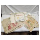 8pc Burlap Sack Lot Including Summers & Gries