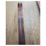 Vintage Marathon Wood Skis 71'L