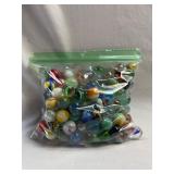 Sandwich Bag of Assorted Marbles