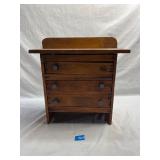 Oak Salesman Sample Child's Toy Dresser