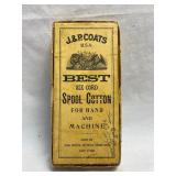 J.&P. Spool Cotton Box
