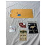 Assorted Promotional Items and Scouting Cert.