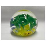 2005 Joe Rice Art Glass Paperweight
