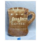Java Jolt Coffee Weathered Sign