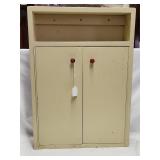 Painted Wood Cabinet 17'Wx24'Hx4'
