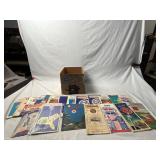 Lot of Vintage Road Maps, Almanac, and Plan Book