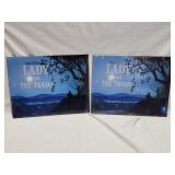 2 New Disney Lady&Tramp Lithograph 90s Calendars