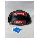 Bohemia Fire Department Leather Helmet Shield