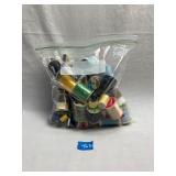 Gallon-Sized Ziploc with Assorted Sewing Thread