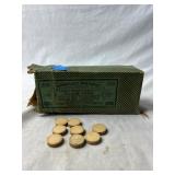 Vintage Black Edge Gun Wads