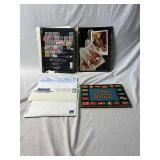 Assorted Stamps, Globe Stamp Book