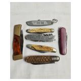7pc Pocket Knife Lot