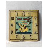Big Shot Shells Metal Clock Face