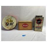 Cigar Box, Candy Tin, & Chocolate Tin