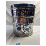 Large Chesty Potato Chip Tin
