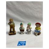 1 Pair Salt & Pepper Shakers & Assorted Figurines