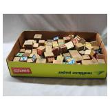 Large Lot Vintage Wooden Alphabet Blocks