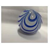 Art Glass Paperweight 3'