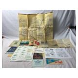 Map, Fishing Information and Manuals