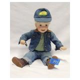 Danbury Mint 'Billy' John Deere Porcelain Doll 18'