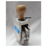 Industrial Metal Numbering Stamp 8'L