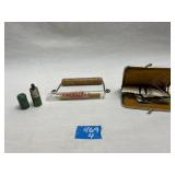 Vintage Mini Sewing Kit, Lighter, Handle