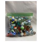 Sandwich Bag of Assorted Marbles